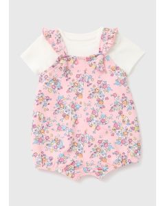 Baby Floral Dungaree