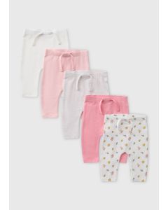 Baby 5 Pack Floral Leggings