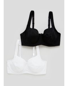 2 Pack DD+ Non Padded T-Shirt Bras