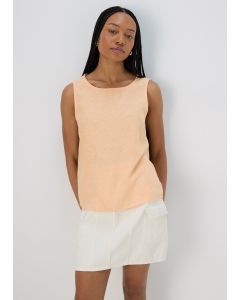 Plain Linen Vest