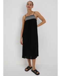 Mono Crochet Midi Dress