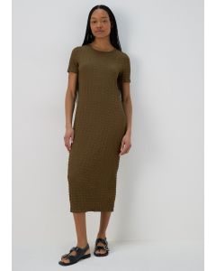 Hyper Texture Midi Dress