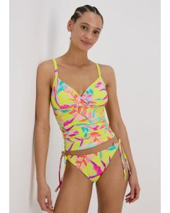 Leaf Print Shapewear Tankini