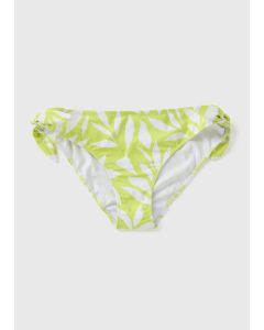 Palm Print Twist Bikini Bottoms