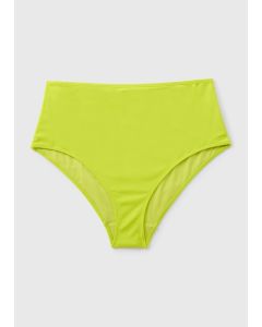 Lime High Waisted Bikini Bottoms