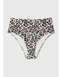 Animal Print High Waisted Briefs