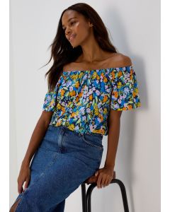 Floral Print Gypsy Top