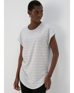 Stripe Longline T-Shirt