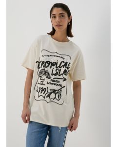 Tropical Island Oversized T-Shirt