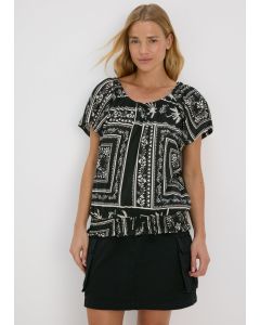 Printed Gypsy Top