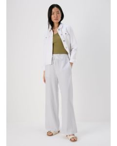 Wide Leg Linen Trousers