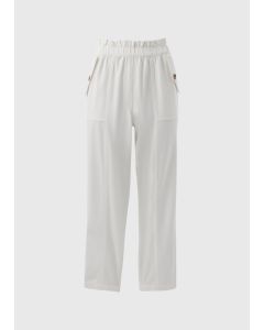 Cotton Straight Leg Trousers