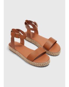 Trim Flatform Sandals