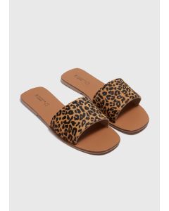 Leopard Skin Mules