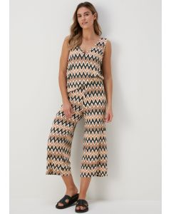 Cropped Wide Leg Trousers