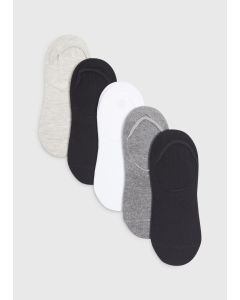 Kids 5 Pack Mono Invisible Socks