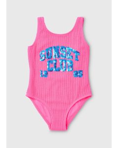 Girls Sunset Club Crinkle Swimsuit