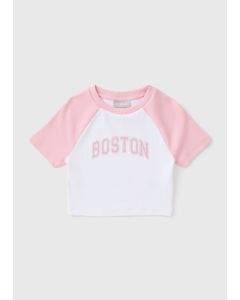 Girls Boston Ringer T-Shirt