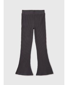 Girls Ribbed Flare Trousers