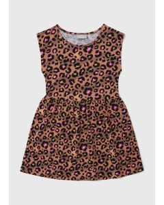 Girls Leopard Print Dress 