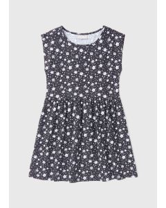 Girls Floral Jersey Dress