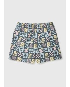 Tile Print Swimshorts