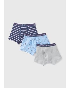 3 Pack Nautical Keyhole Boxers