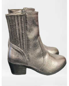 Pewter Ankle Boots