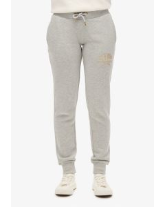 Luxe Metallic Logo Slim Jogger