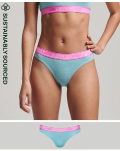 Organic Cotton Multi Logo Bikini Briefs