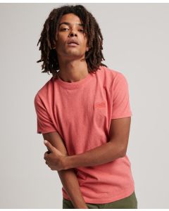 Organic Cotton Essential Logo T-Shirt - Coral Marl - 2XL