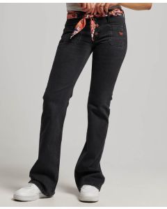 Organic Cotton Vintage Low Rise Slim Flare Jeans