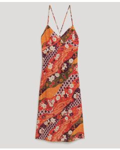 Printed Midi Slip Cami Dress