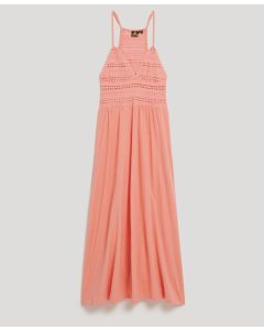 Jersey Lace Maxi Dress