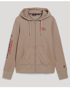 Sportswear Logo Loose Zip Hood