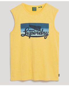 Cali Striped Logo Vest