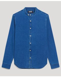 Merchant Grandad Indigo Shirt