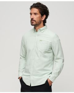 Organic Cotton Long Sleeve Oxford Shirt-Top