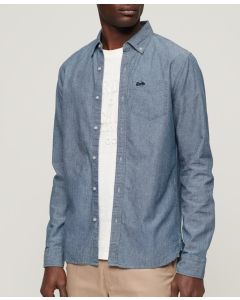 Cotton L/s Chambray Shirt