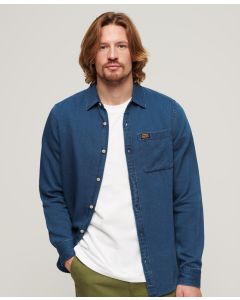 Organic Cotton Long Sleeve Denim Shirt