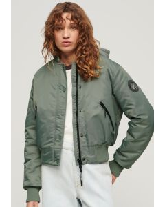 Hooded Bomber Jacket