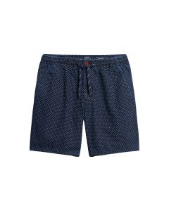 Indigo Bermuda Dot Short