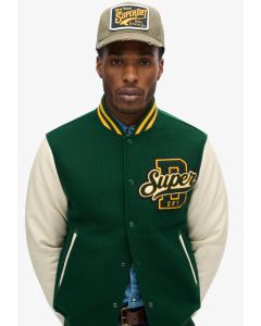 Varsity Wool Bomber