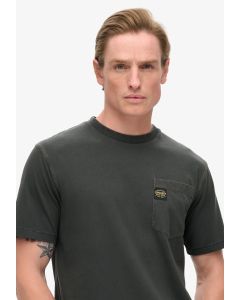 Contrast Stitch Pocket T-Shirt