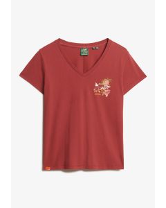 Suika Metallic Relaxed Vee T-Shirt