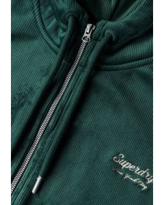 Country Club Velour Zip Hood