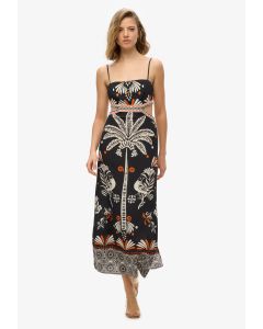 Statement Cut-Out Maxi Dress