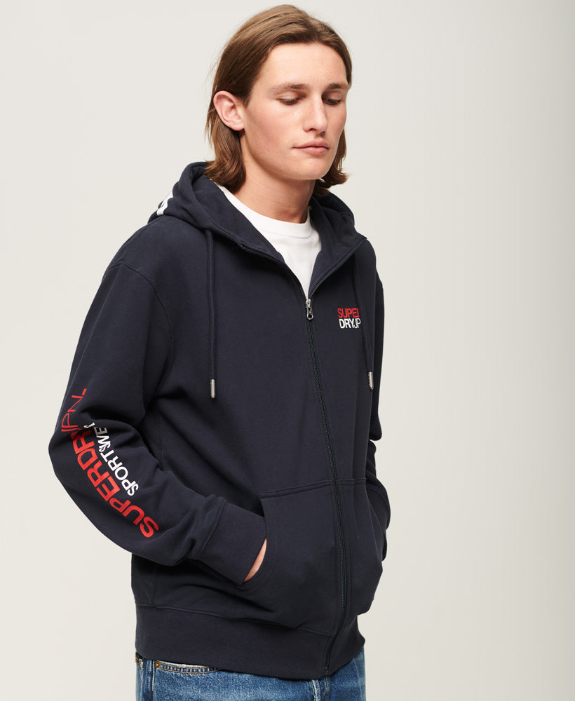 Buy Sportswear Loose Zip Hoodie in Qatar - bfab