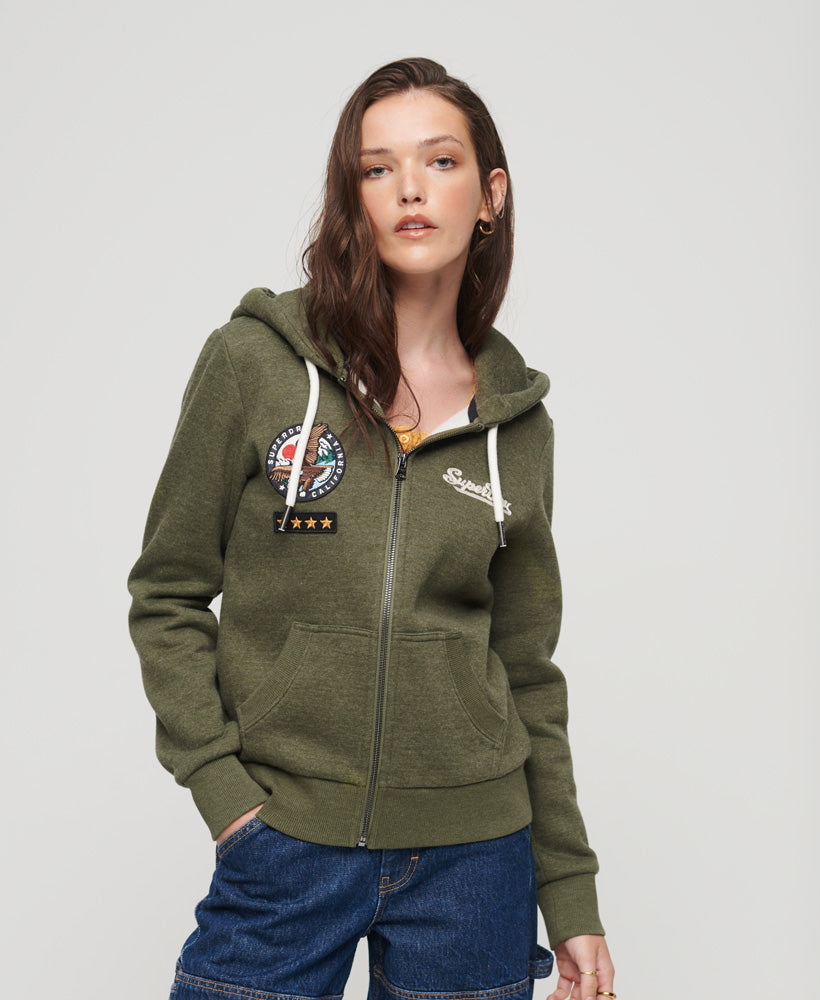 Buy Custom Embellished Zip Hoodie in KSA - bfab