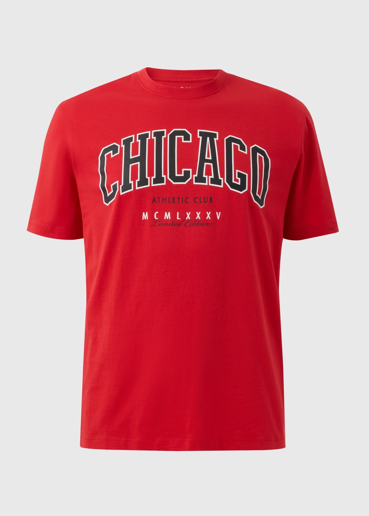 Chicago Varsity T-Shirt-Red